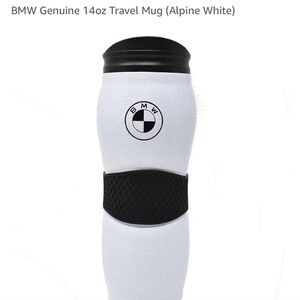 BMW Genuine 14oz Travel Mug - Alpine White NWOT